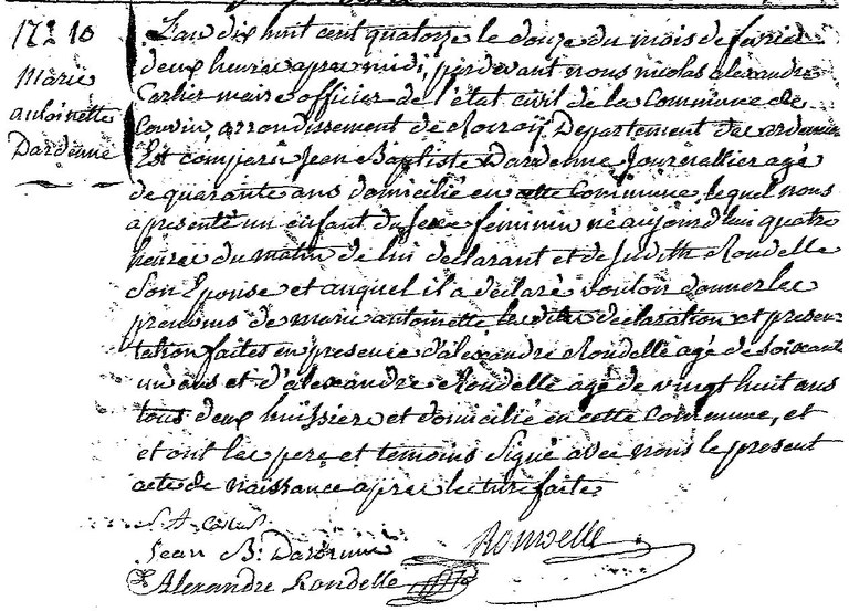 DARDENNE Marie Antoinette