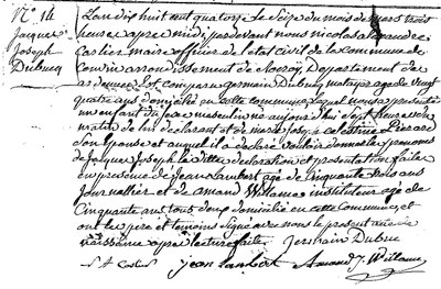 DUBUCQ Jacques Joseph