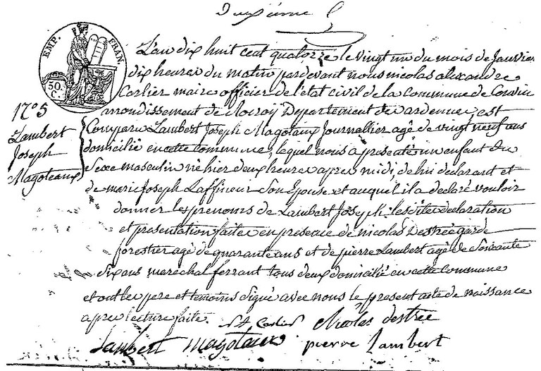MAGOTEAUX Lambert Joseph