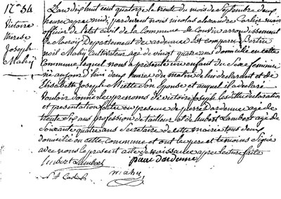 MAHY Victoire Thérèse Joseph