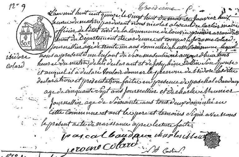 COLARD Isidore