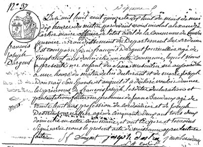 DARGENT François Joseph