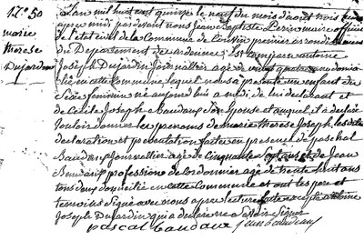 DUJARDIN Marie Thérèse