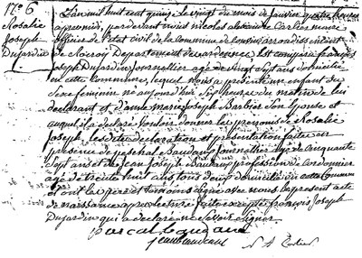 DUJARDIN Rosalie Joseph