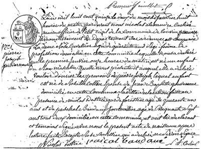 GOUVERNEUR Pierre Joseph