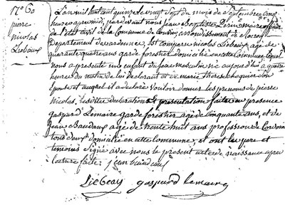 LIEBAUX Pierre Nicolas