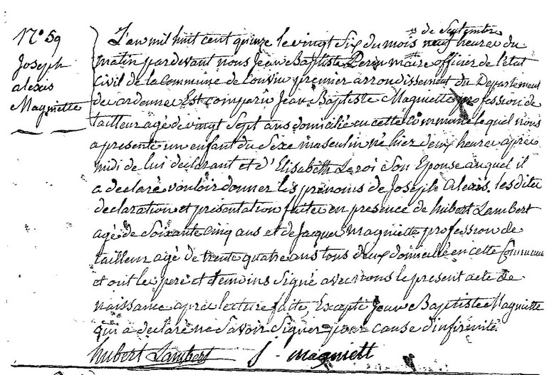 MAGNIETTE Joseph Alexis