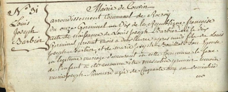 BARBIER Louis Joseph