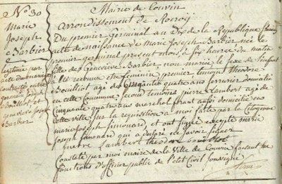 BARBIER Marie Joseph