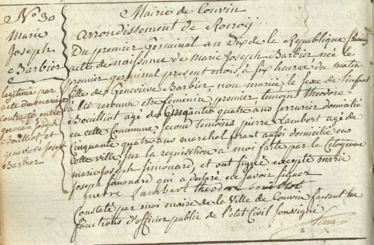 BARBIER Marie Joseph