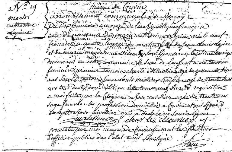 LEPINE Marie Catherine