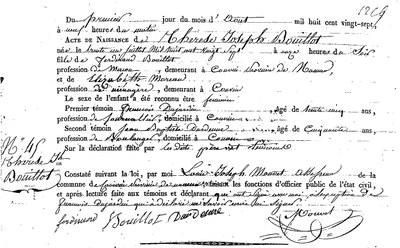 BOUILLOT Thérèse Joseph