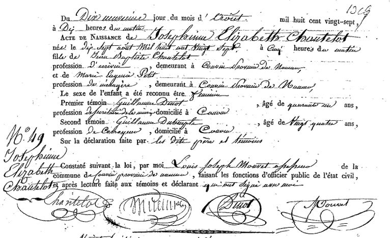 CHANTELOT Joséphine Elisabeth