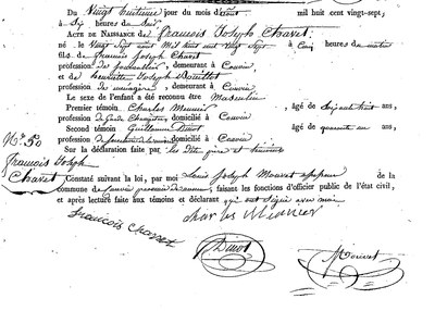 CHAVET François Joseph