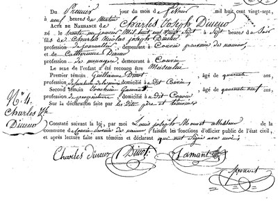 DINEUR Charles Joseph