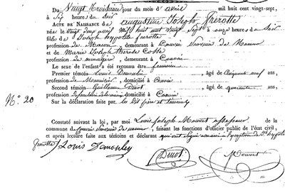 FREROTTE Augutine Joseph