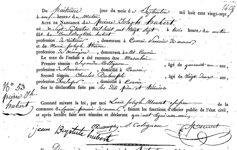 HUBERT Pierre Joseph