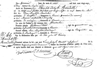 RONDELLE Charles Joseph