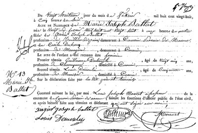 BALLAT Marie Joseph