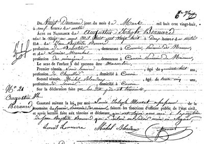 BERNARD Augustin Joseph