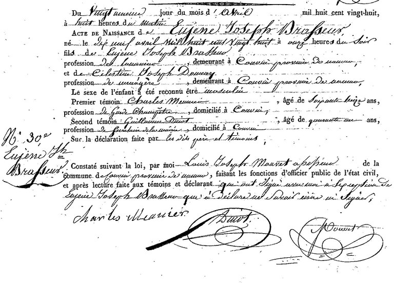 BRASSEUR Eugène Joseph