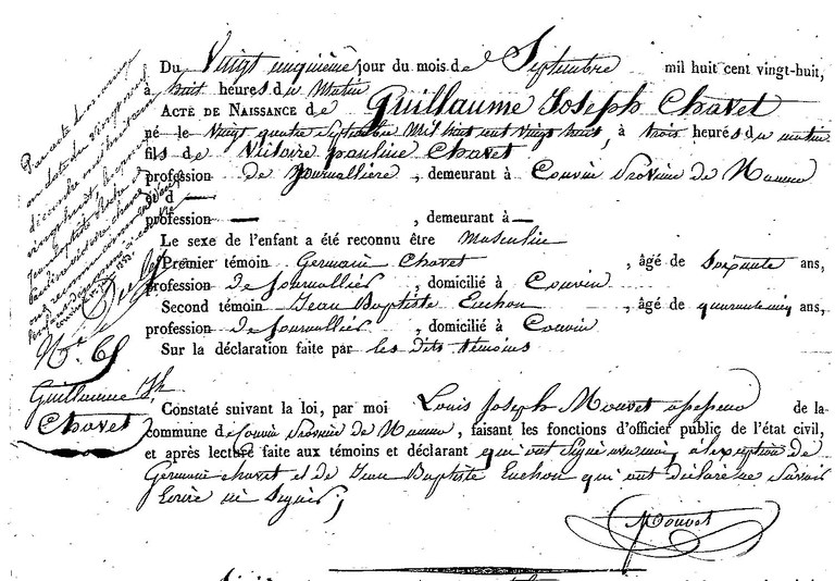 CHAVET Guillaume Joseph
