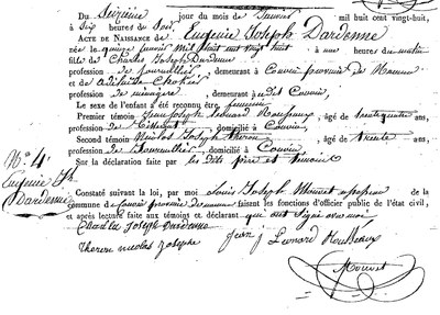 DARDENNE Eugénie Joseph