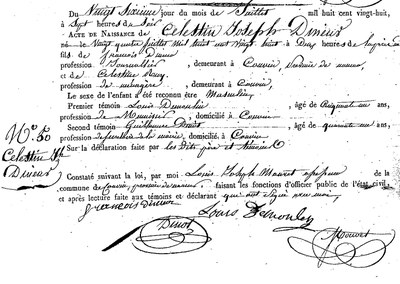 DINEUR Célestin Joseph