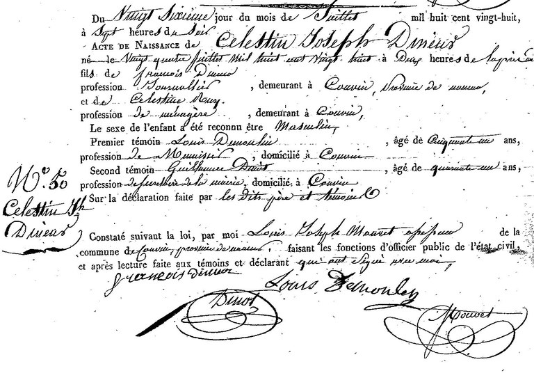 DINEUR Célestin Joseph