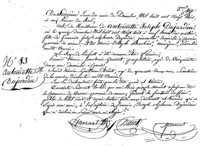 DUJARDIN Antoinette Joseph