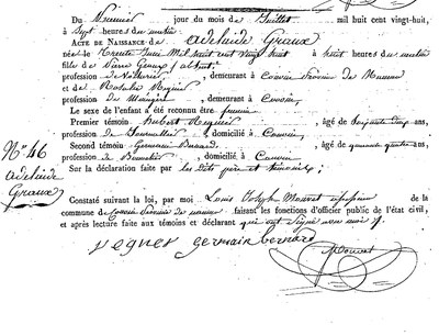 GRAUX Adélaide