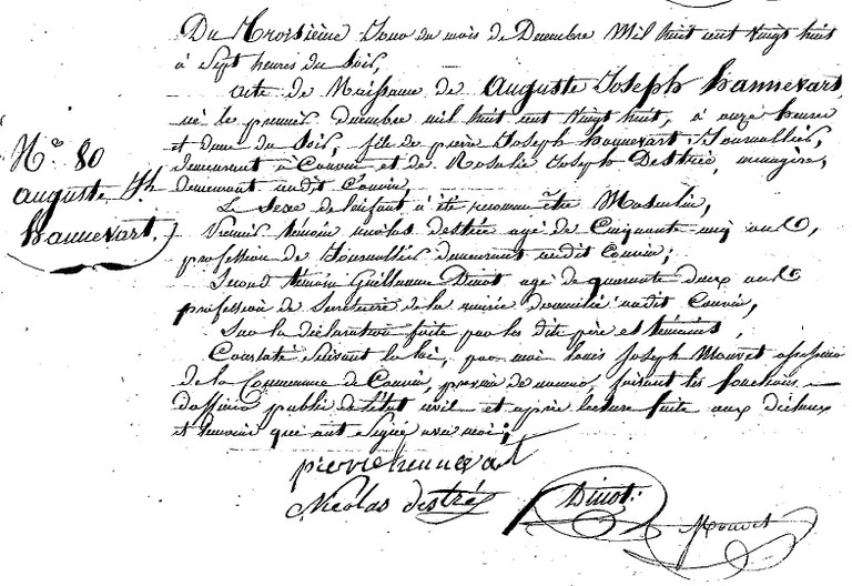 HANNEVART Auguste Joseph