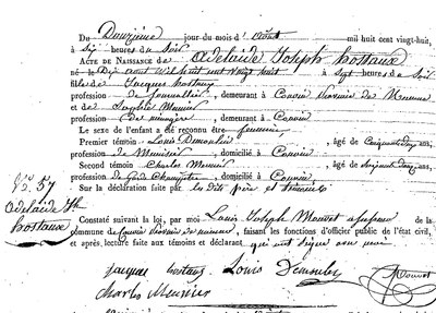 HOSTAUX Adélaide Joseph