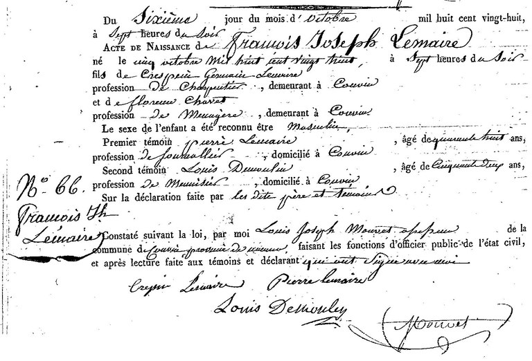 LEMAIRE François Joseph