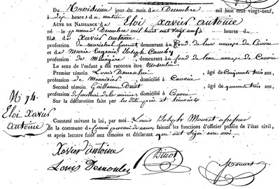 ANTOINE Eloi Xavier