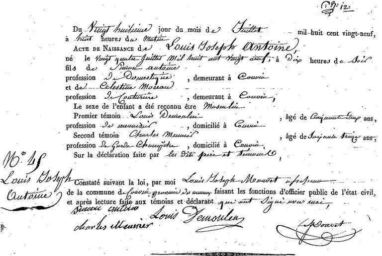 ANTOINE Louis Joseph