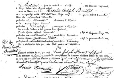 BOUILLOT Rosalie Joseph
