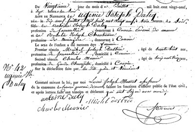 DALEQ Ugène Joseph