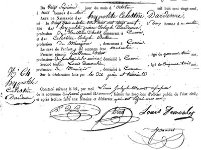DARDENNE Hypolite Célestin