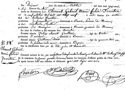 FOURTON Clément Gabriel Marie Félix