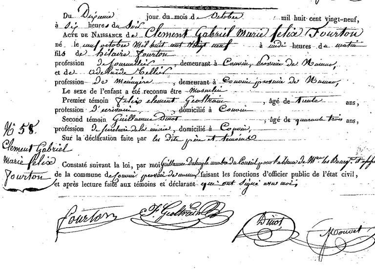 FOURTON Clément Gabriel Marie Félix
