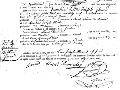 GERARD Pauline Silvie Joseph