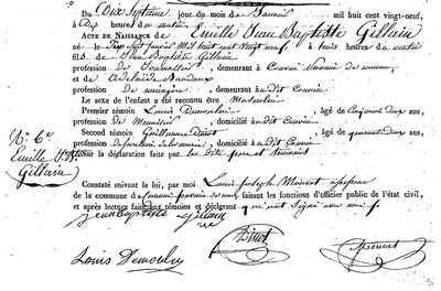 GILLAIN Emille Jean Baptiste