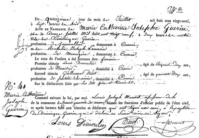 GUERIN Marie Catherine Joseph