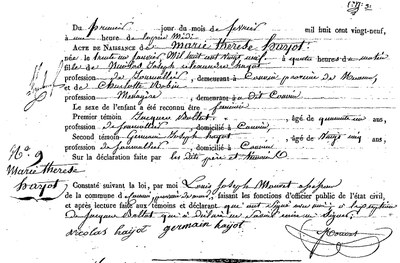 HAYOT Marie Thérèse