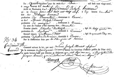 HENRARD Ferdinand Joseph