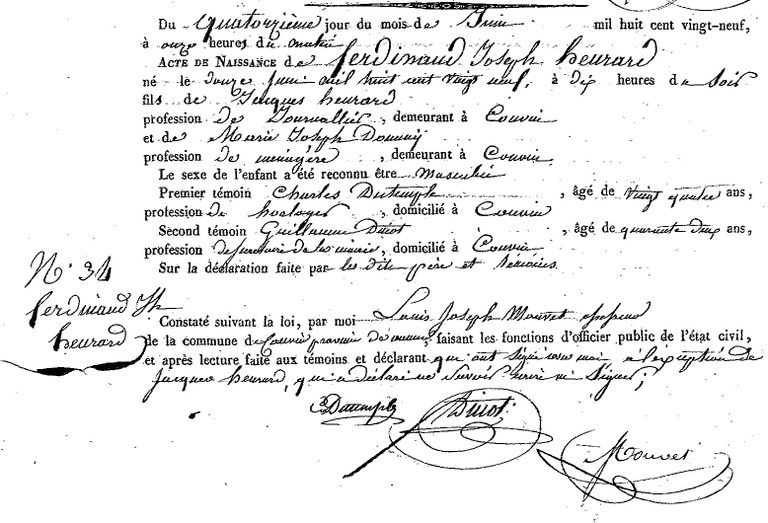 HENRARD Ferdinand Joseph