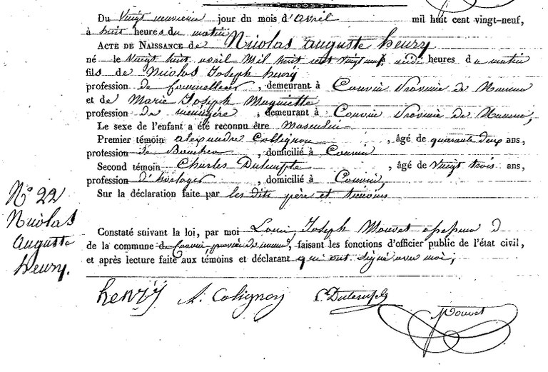 HENRY Nicolas Joseph