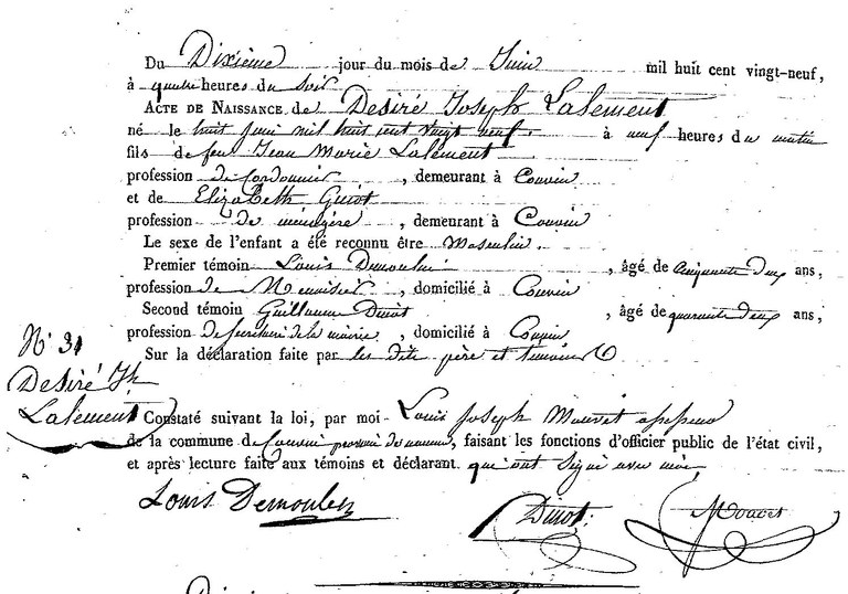 LALEMENT Désiré Joseph