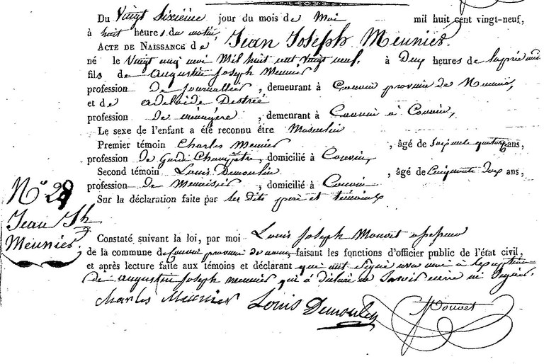 MEUNIER Jean Joseph